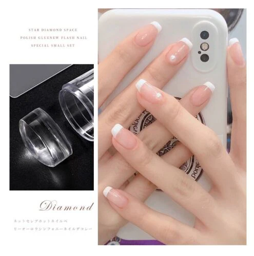 Silicone Transparent Nail Stamper with Scraper - Image 4