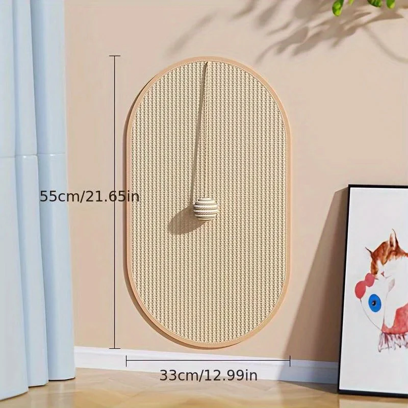 Sisal 3 in 1 Wall Mounted Cat Scratch Pad - Image 7