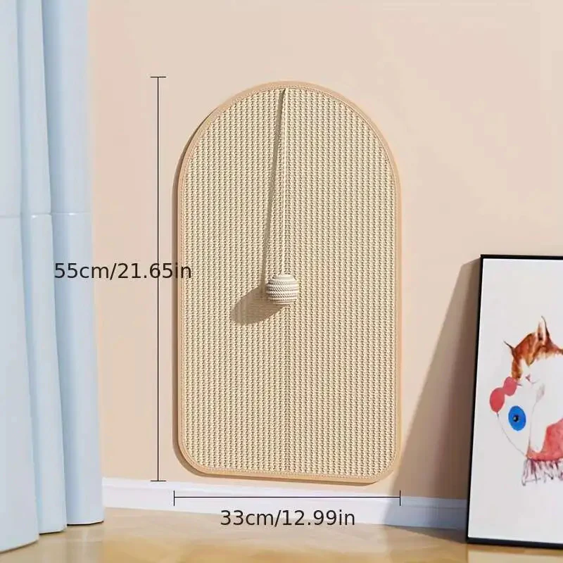 Sisal 3 in 1 Wall Mounted Cat Scratch Pad - Image 9