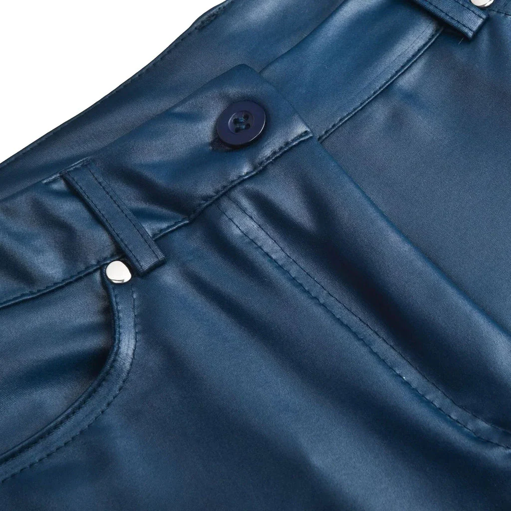 Skinny Leather Pants - Image 4