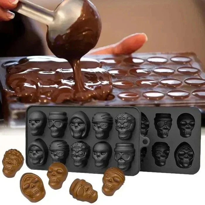 Skull-Shaped Ice Cube Tray - Image 5