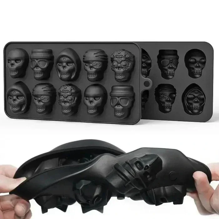 Skull-Shaped Ice Cube Tray - Image 6