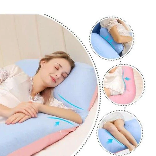 Sleeping Full Support Body Pillow - Ergonomic Design For Pregnancy, Shoulder & Back Pain - Image 6