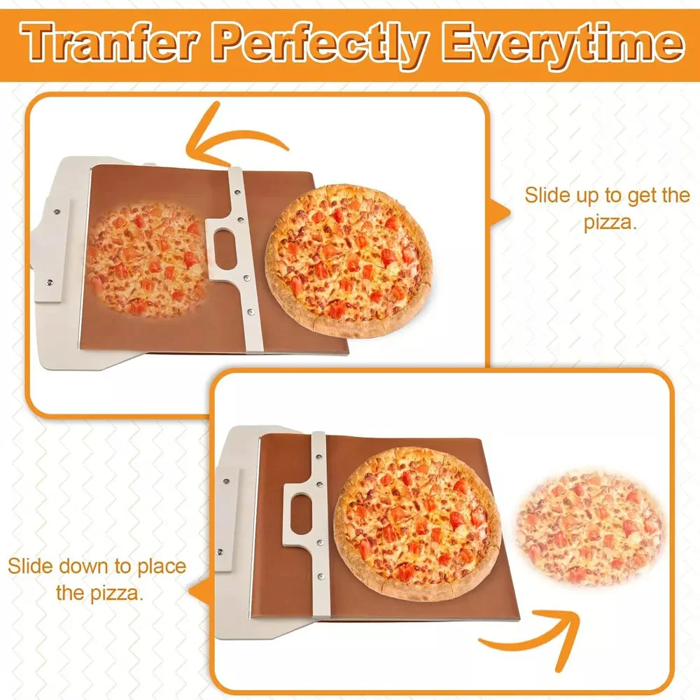 Sliding Pizza Peel – Easily Transfer & Serve Your Pizza - Image 2