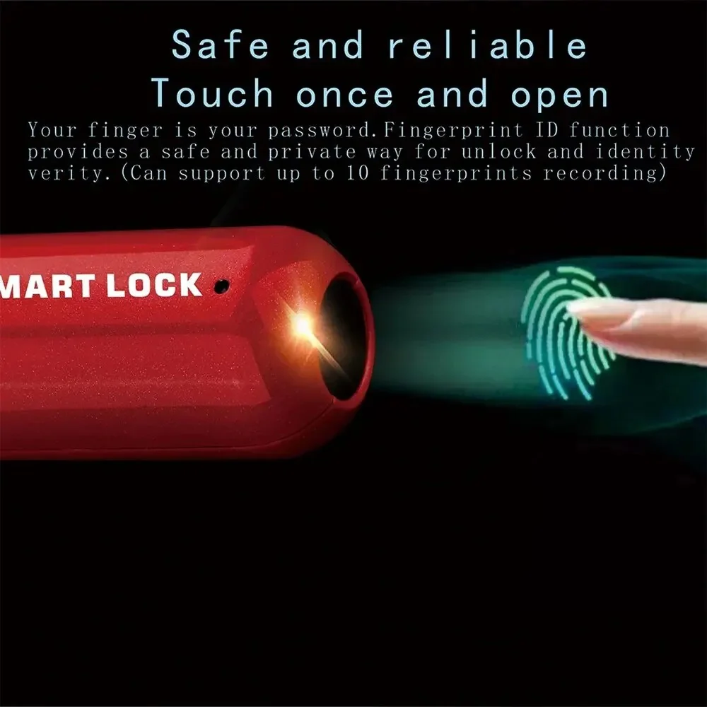 Smart Fingerprint Padlock - Image 3