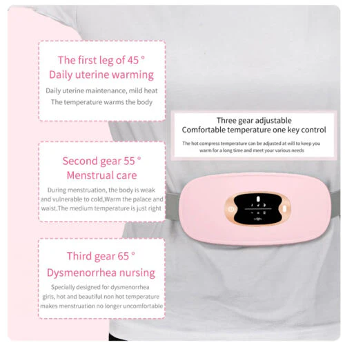 Smart Heating Massage Belt For Period Menstrual Cramps - Image 3