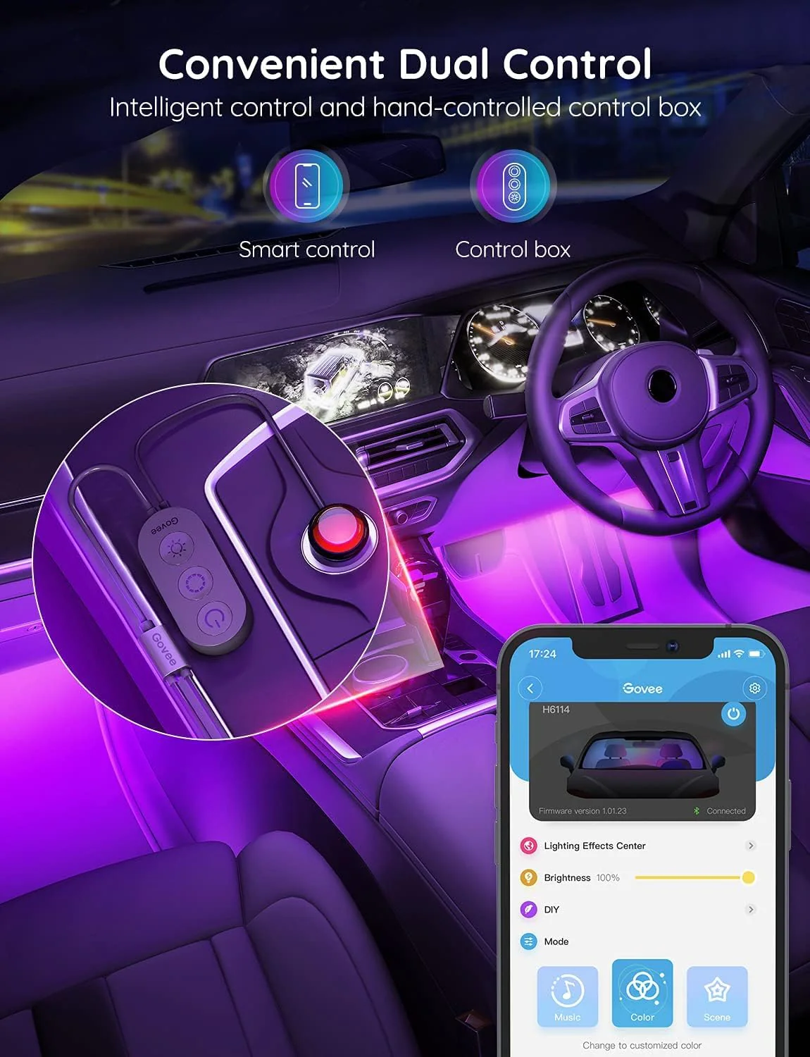 Smart Interior Car Led Light Strips - Image 5
