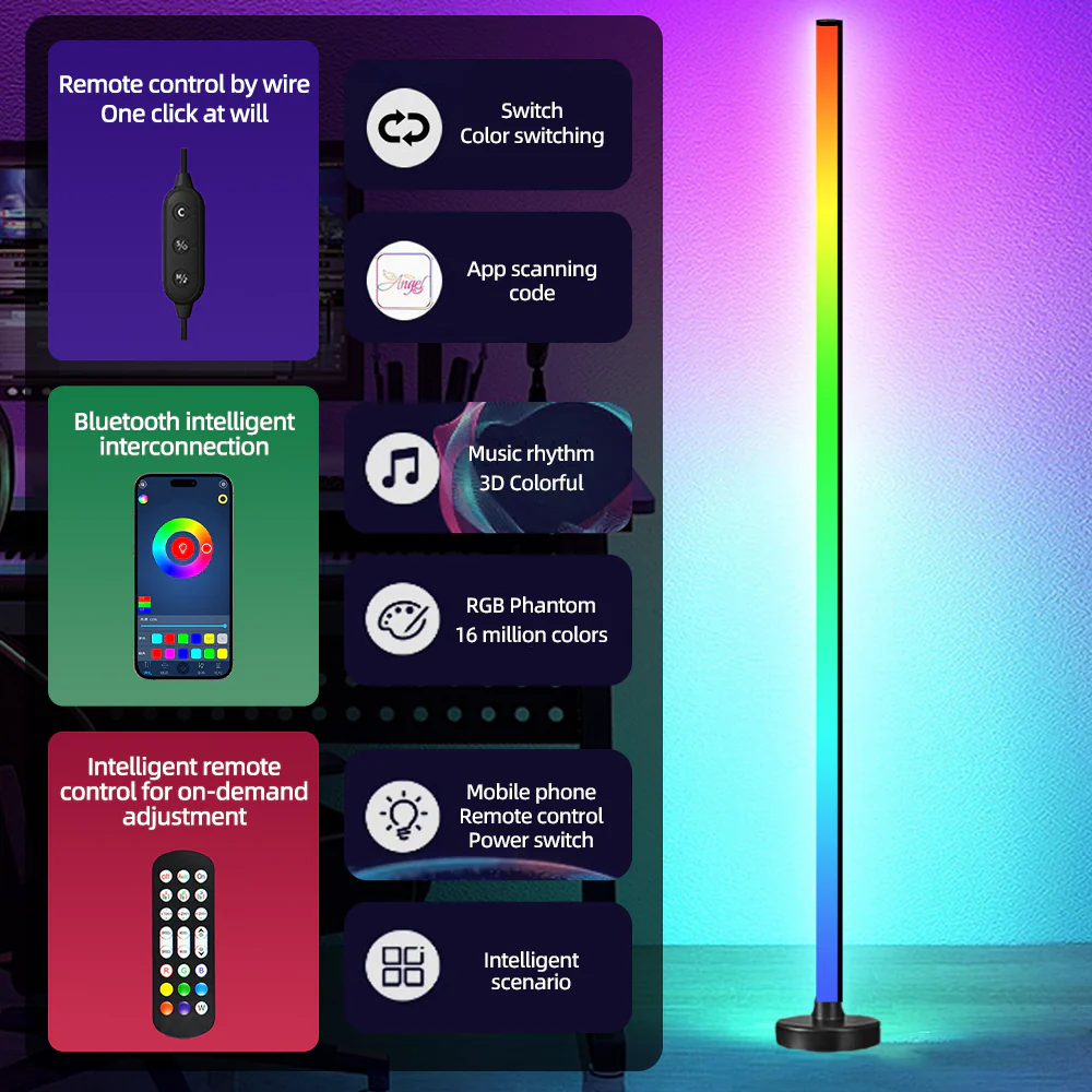 Smart LED Floor Lamp - Image 2