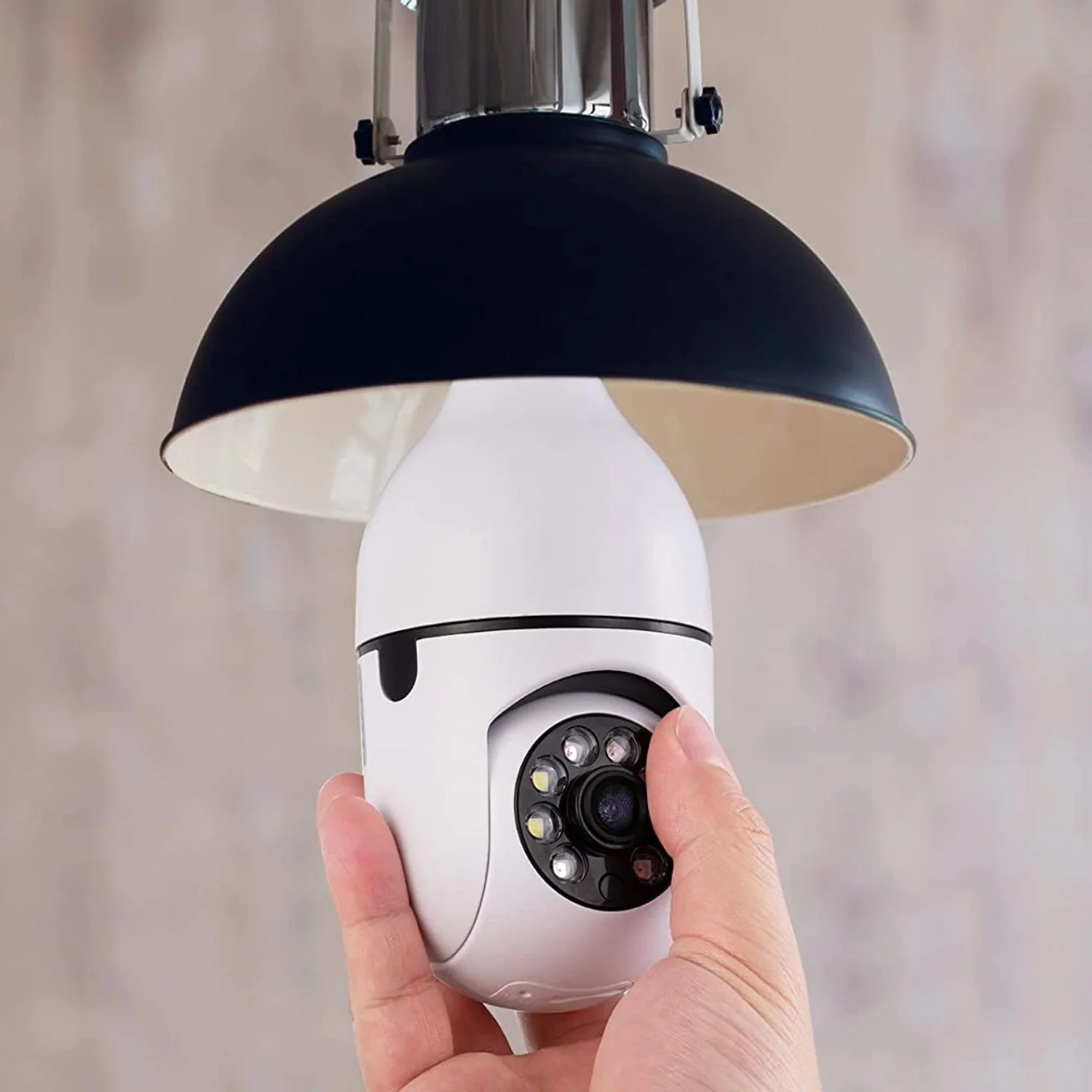 Smart Wifi Indoor / Outdoor Light Bulb Security Camera - Image 4
