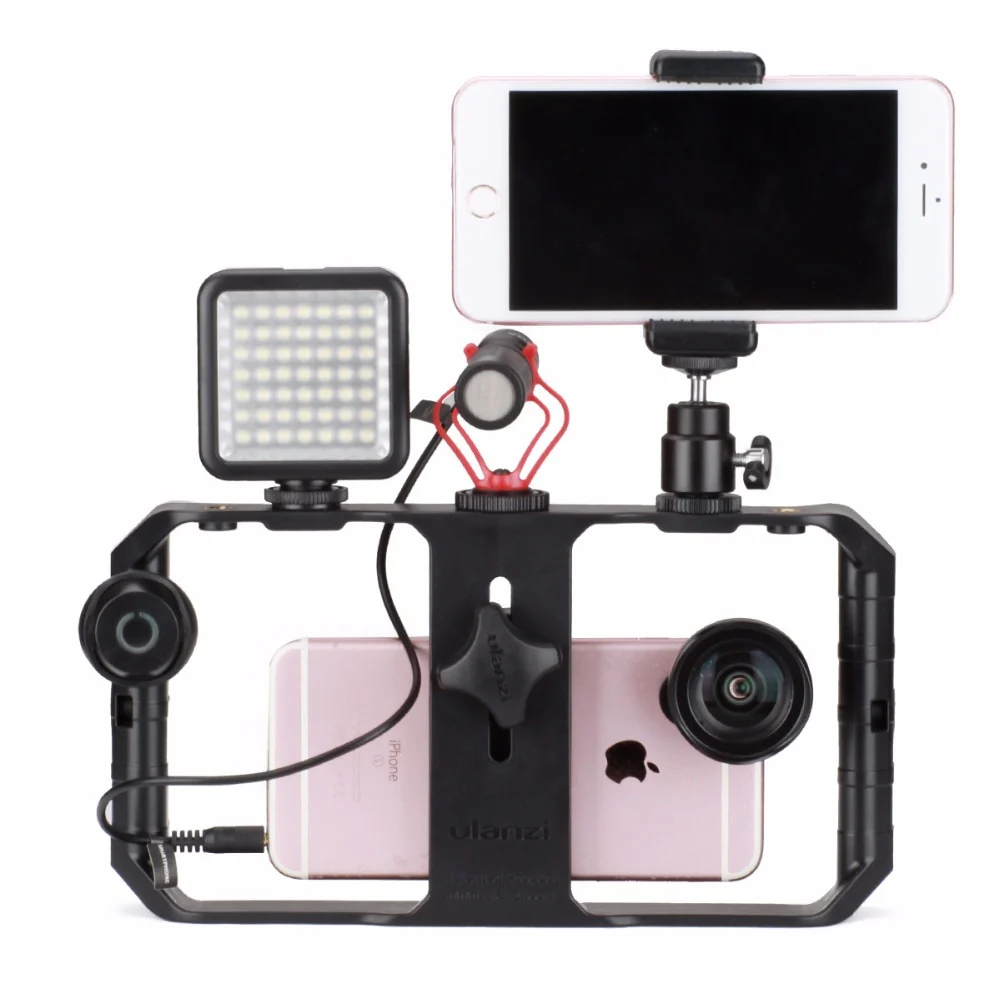 Smartphone Video Rig Stabilizer With Light - Image 4
