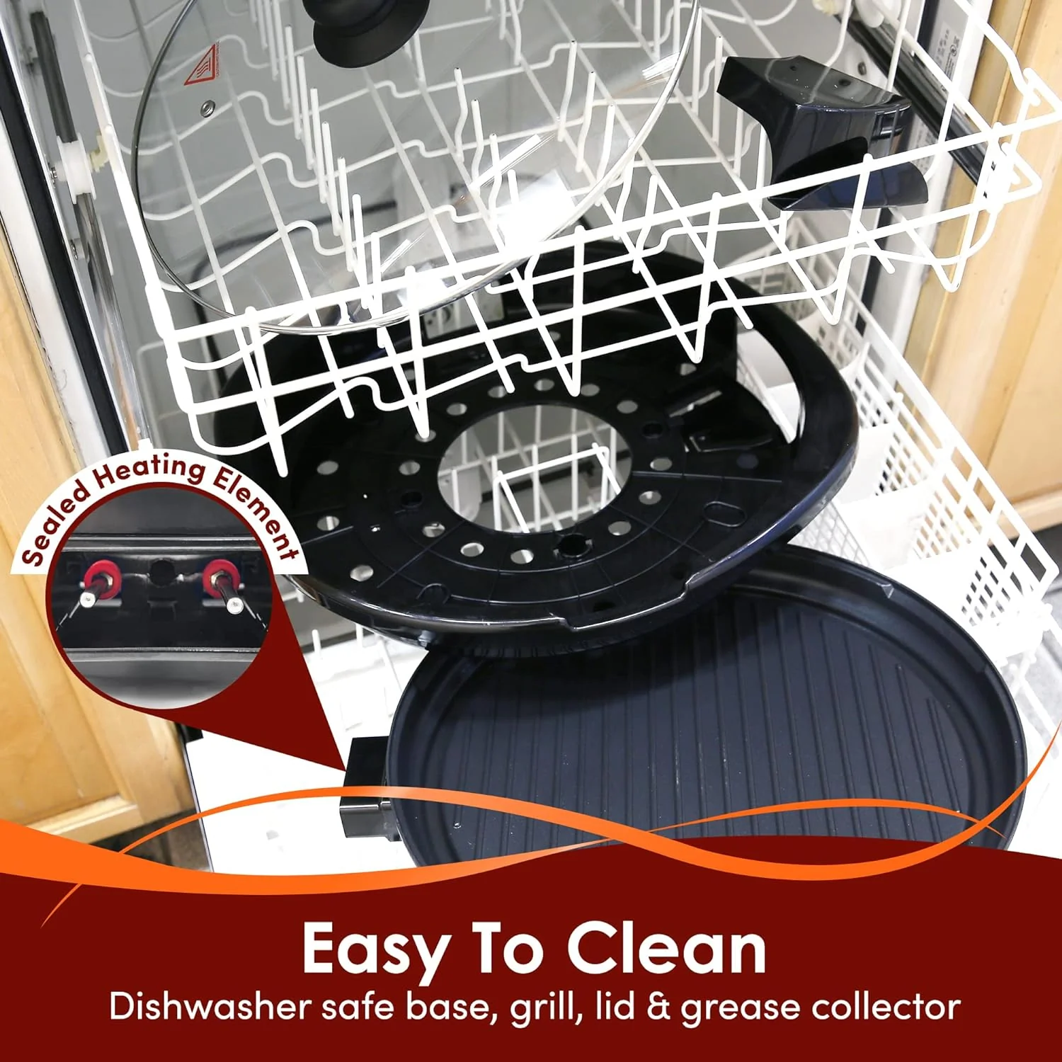 Smokeless Electric Tabletop Grill Nonstick - Image 6