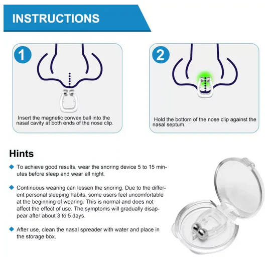 Snore Stopper Magnetic Nose Clips (2 Piece Set) - Image 5