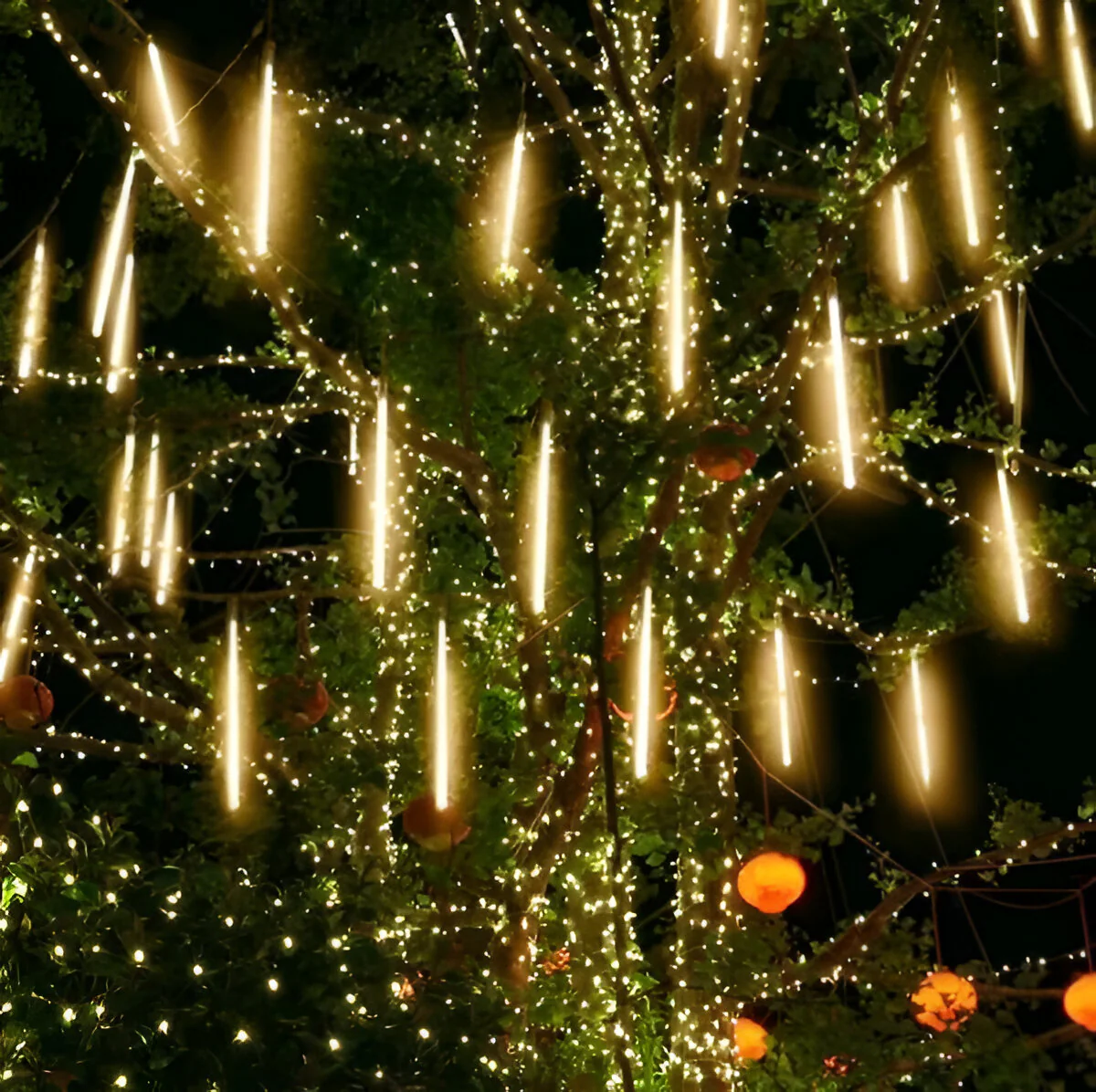 Snowfall Garland Lights (set of 8) - Image 3