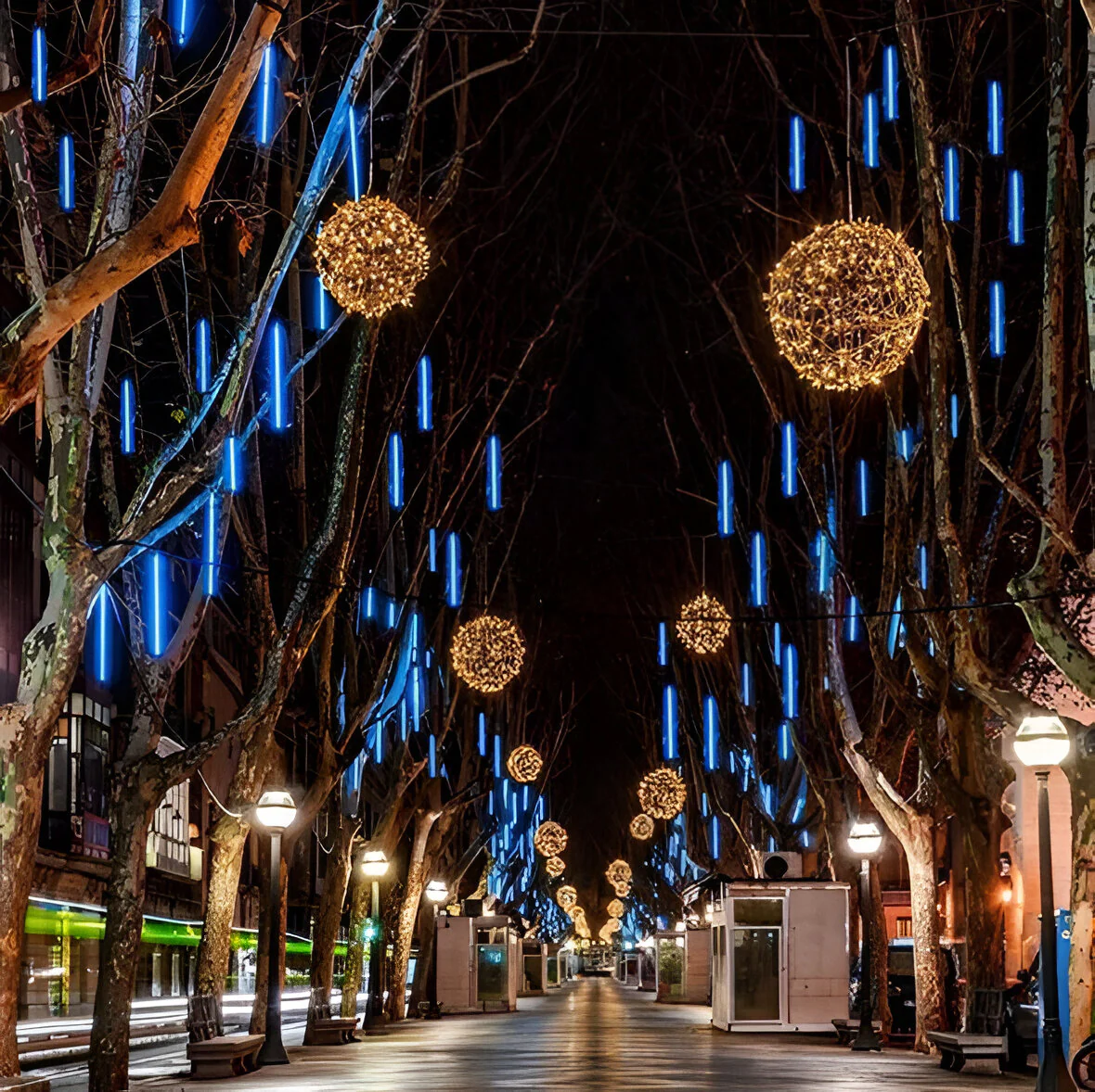 Snowfall Garland Lights (set of 8) - Image 7