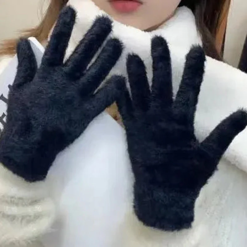 Soft Plush Winter Gloves for Women - Image 5