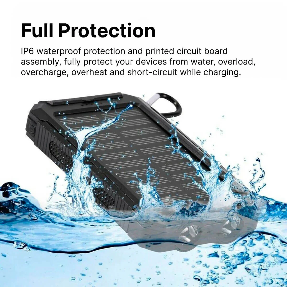 Solar Charger Waterproof Power Bank - Image 5