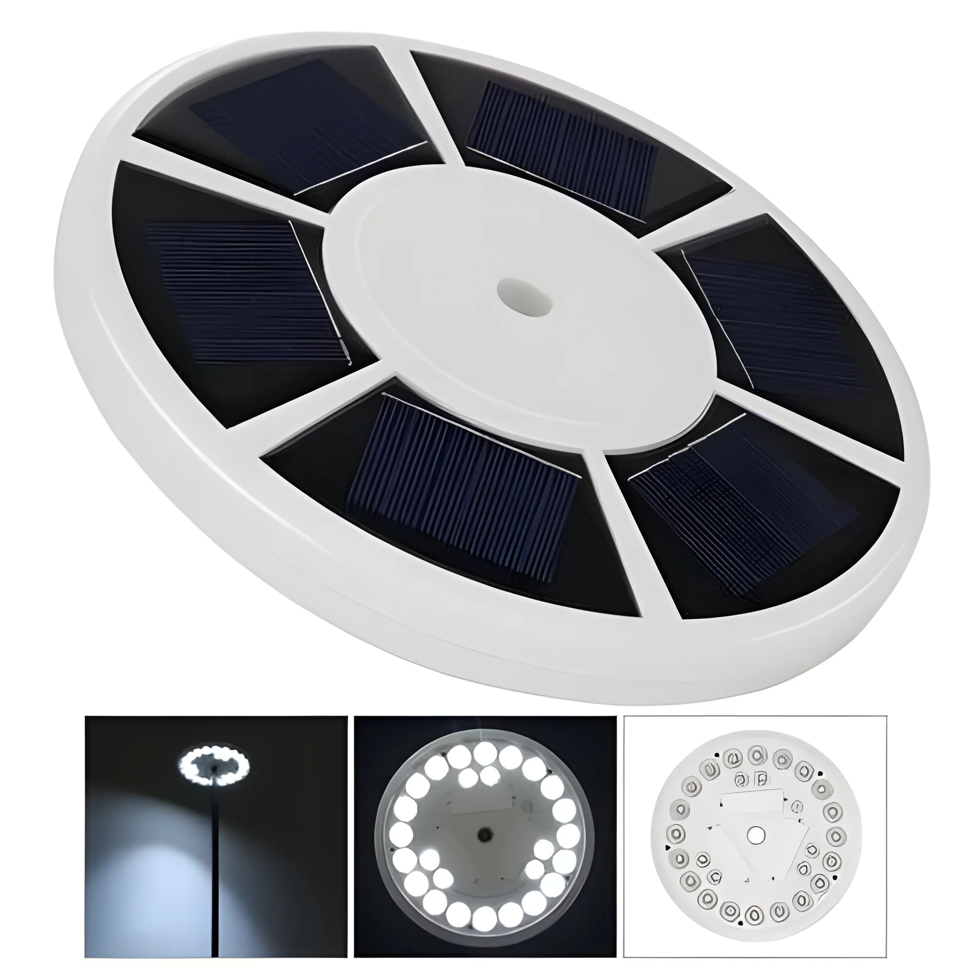 Solar Powered Flagpole Lights - All Night Long Last Flag Pole Lights - LED - Image 3