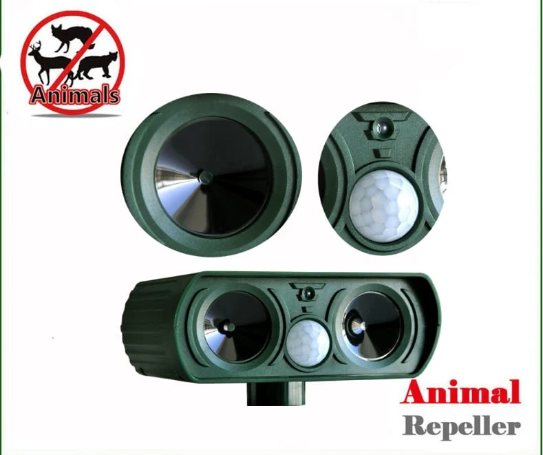 Solar-powered Ultrasonic Animal Repellent - Image 4