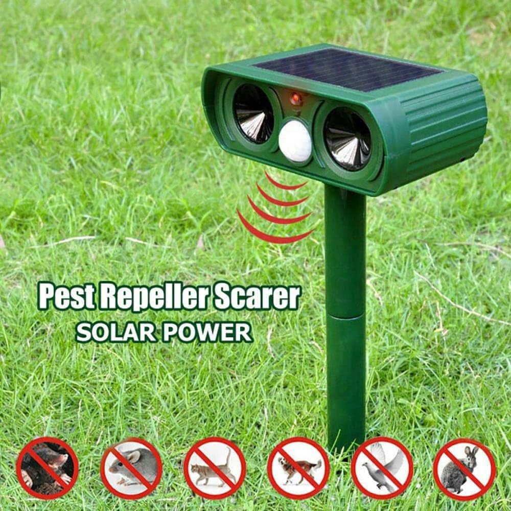Solar-powered Ultrasonic Animal Repellent - Image 6