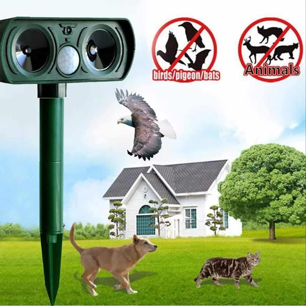 Solar-powered Ultrasonic Animal Repellent - Image 7
