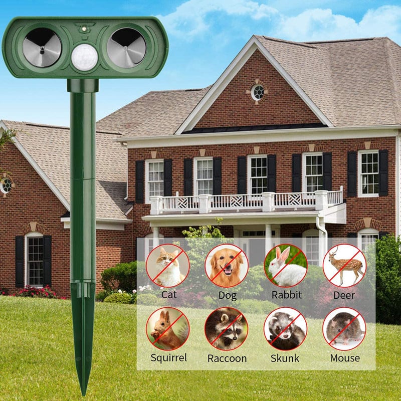 Solar-powered Ultrasonic Animal Repellent - Image 9