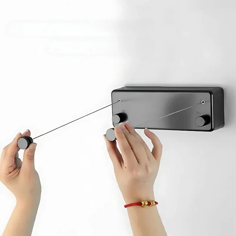 Space-Saving Retractable Clothesline - Image 4