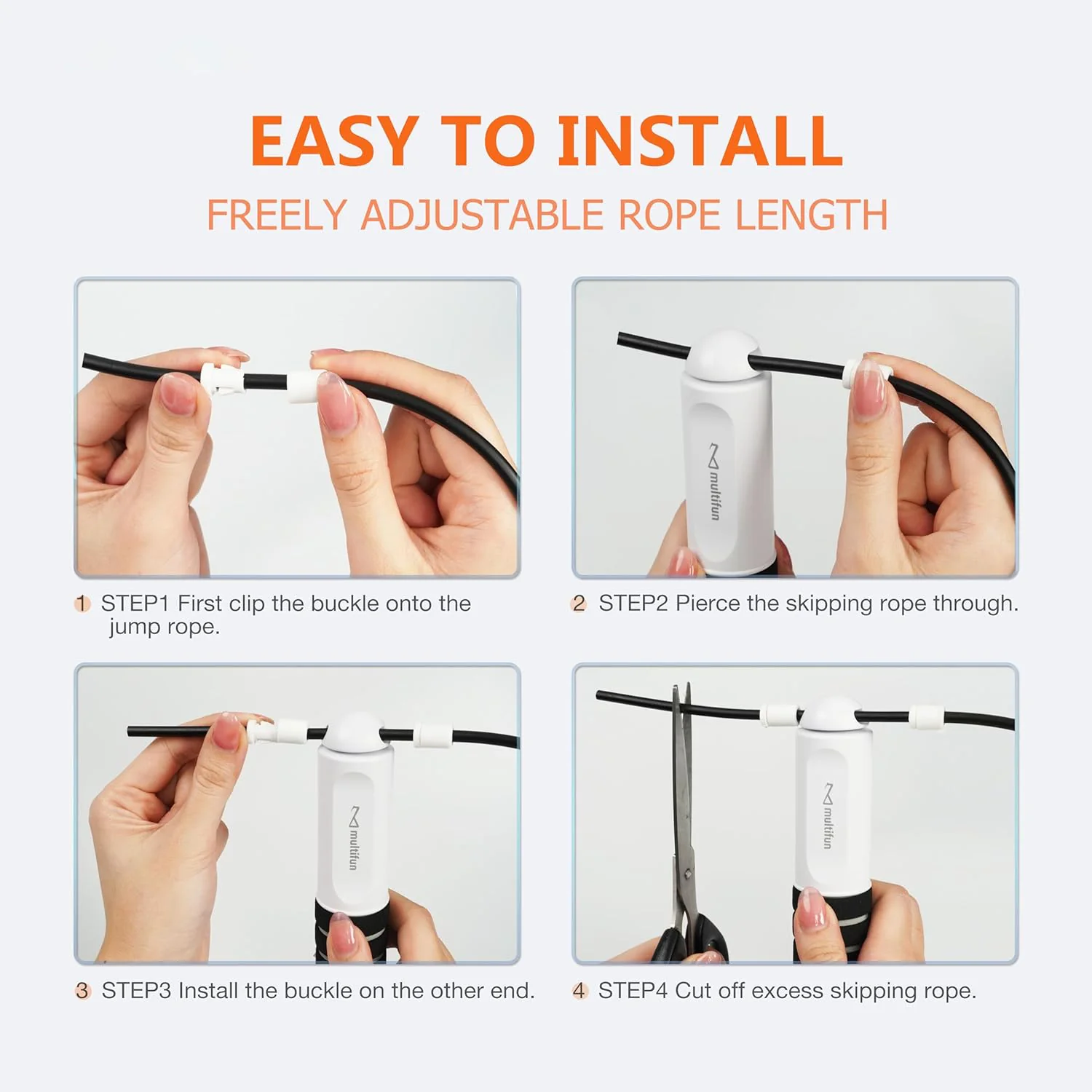 Speed Skipping Jump Rope With Calorie Counter - Image 4