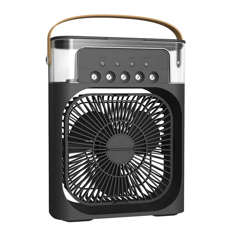 Spray Small Fan Five Hole Humidification Small Refrigeration Air Conditioner Mini Fan Water Cooled Silent Air Cooler - Image 3
