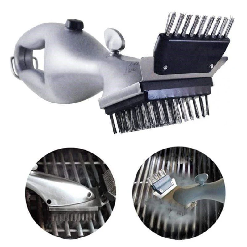 Stainless Steel BBQ Cleaning Brush - Image 4