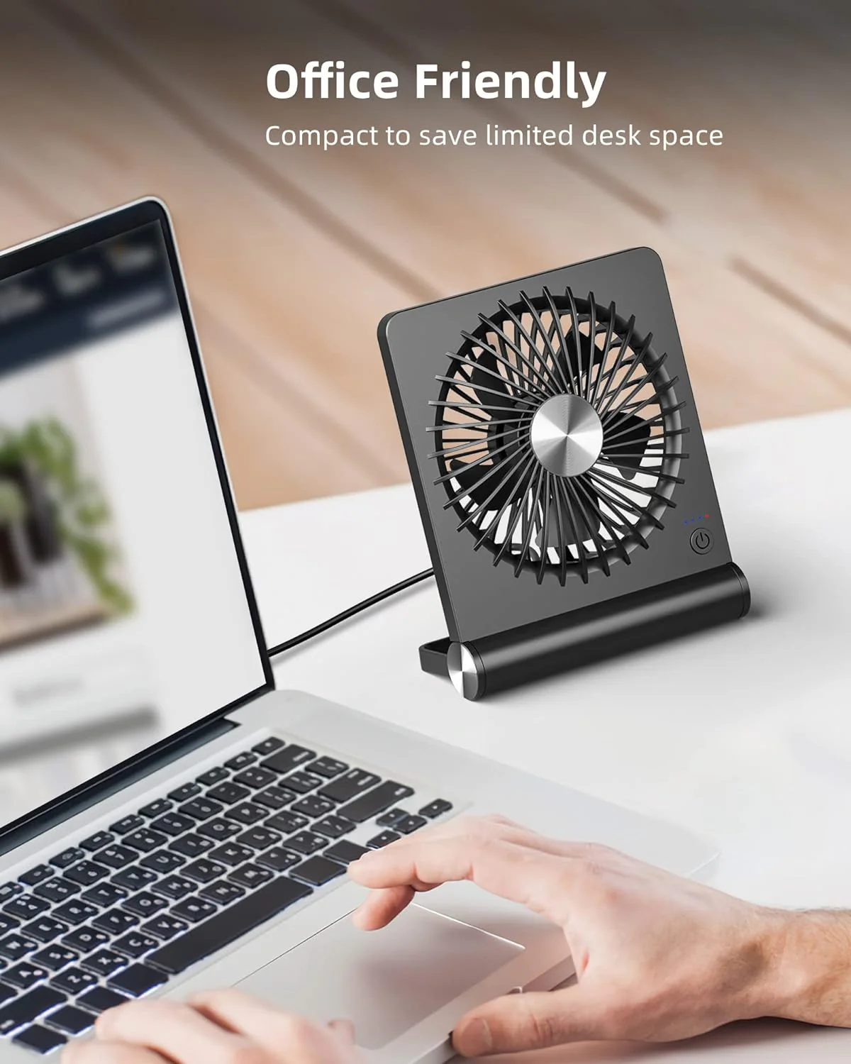 Ultra Quiet Small Desk Fan - Image 2