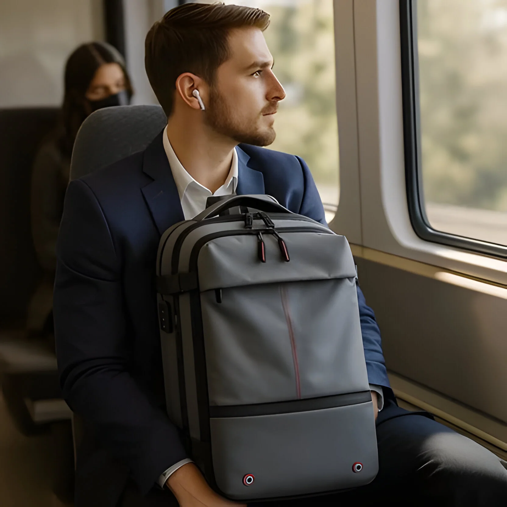 Structured Rucksack with Internal Compression System - Image 10