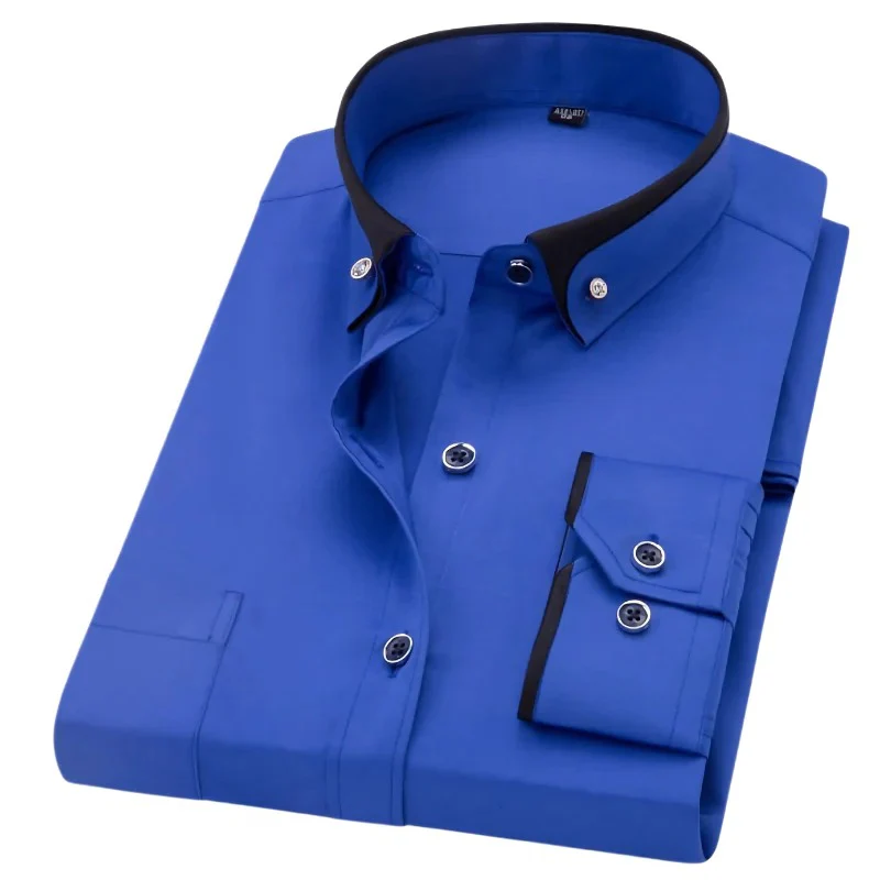 Stylish men's long-sleeved shirts: your fashion statement 2024 - Image 7