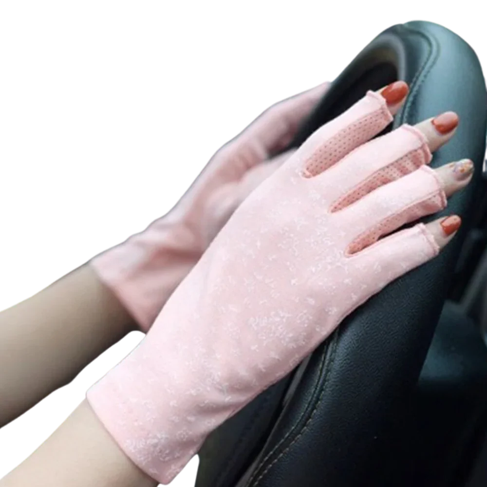 Stylish UV-Protective Cotton Gloves - Image 4