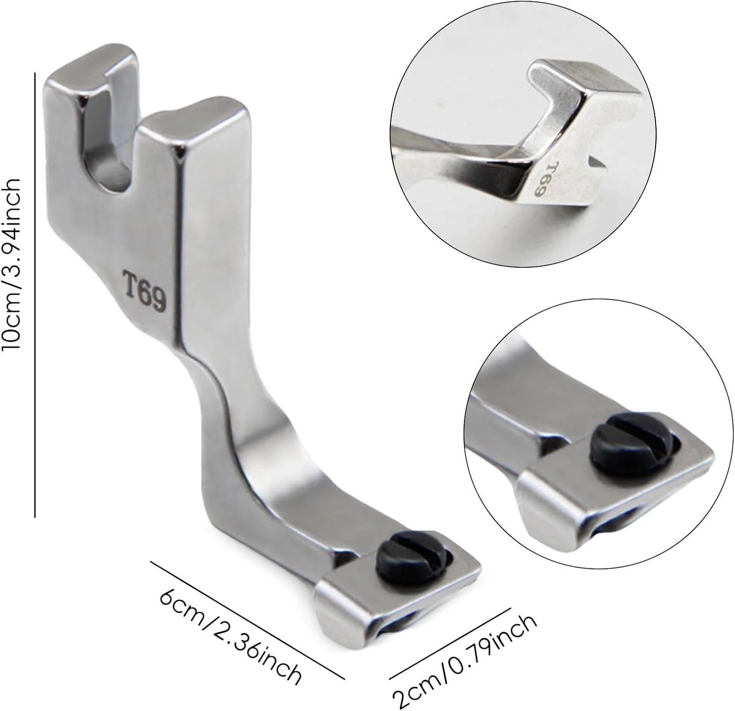 T69 Invisible Zipper Presser Foot - Image 7