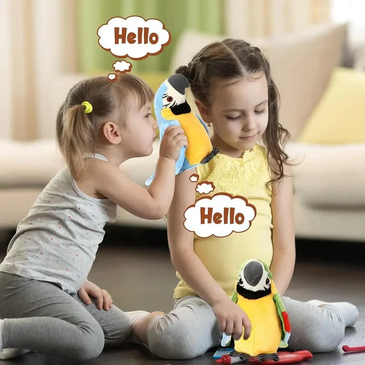 Talking & Music-Playing Parrot Plush Toy - Image 5