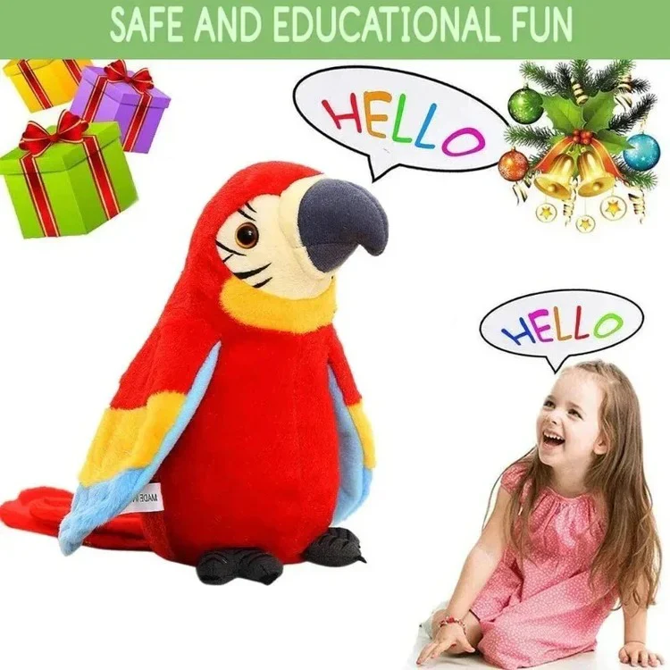 Talking & Music-Playing Parrot Plush Toy - Image 7