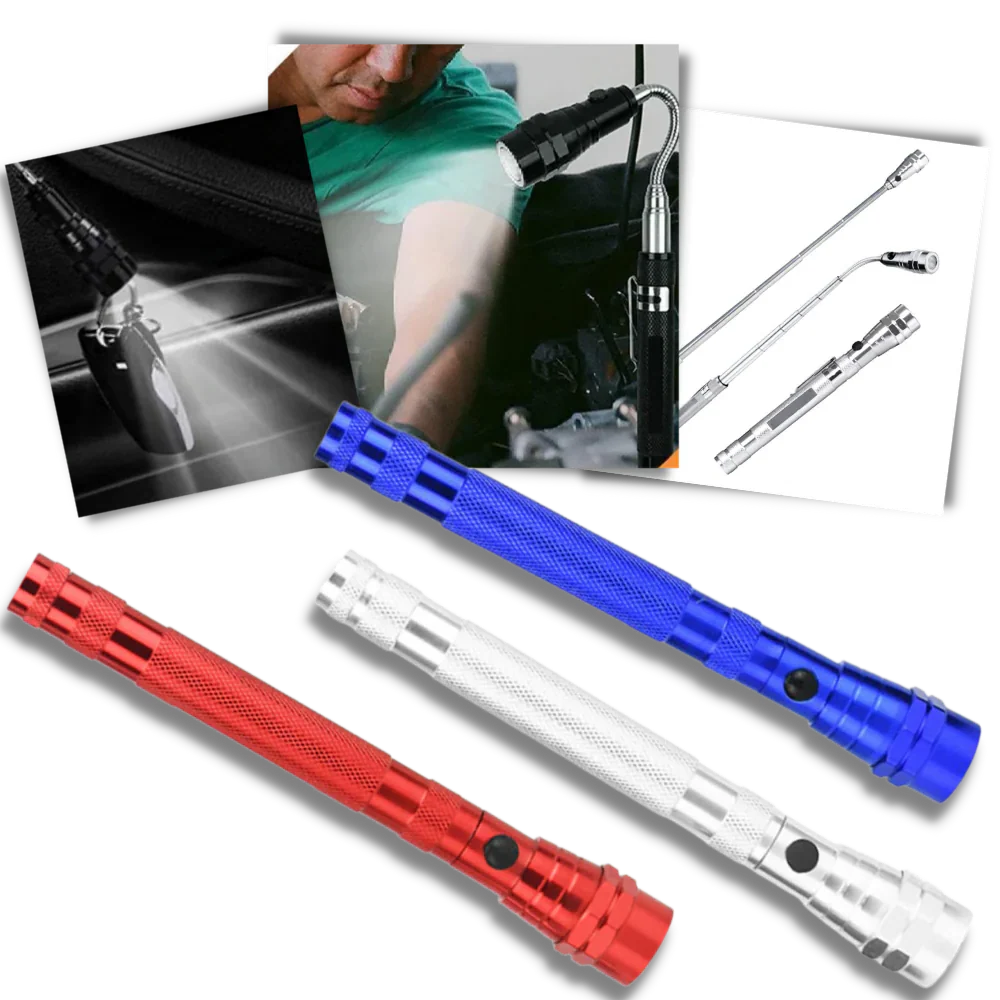 Telescopic magnetic LED flashlight - Image 5