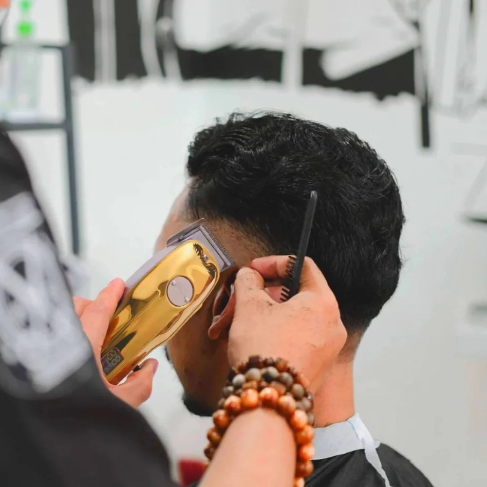 Professional Hair Clippers for men gold Set | Gold Hair Clippers Cordless - Image 7