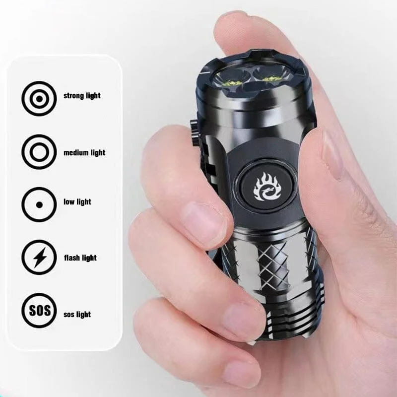 Three-Eyed Monster Mini Flash Super Power Flashlight - Image 4
