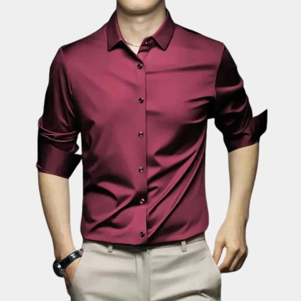 Timeless Wrinkle-Free Shirt For Men - Image 3