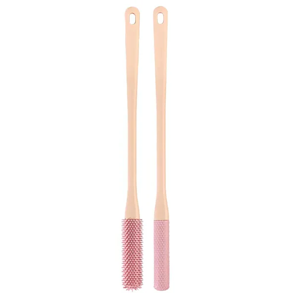 Toe Gap Cleaning Brush with Long Handle Gray-1 Set (Cleaning Brush + Anti-Itch Brush) - Image 2