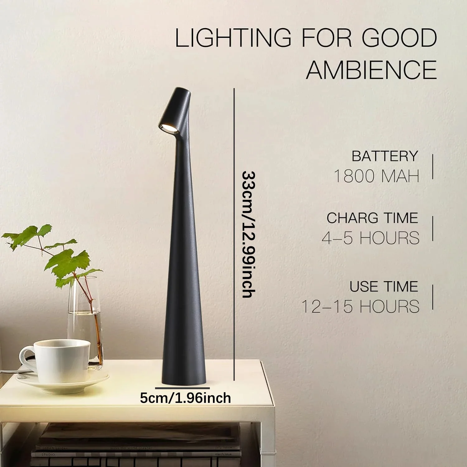 Touch Control Reading Light with Tri-Color Dimming - Image 3