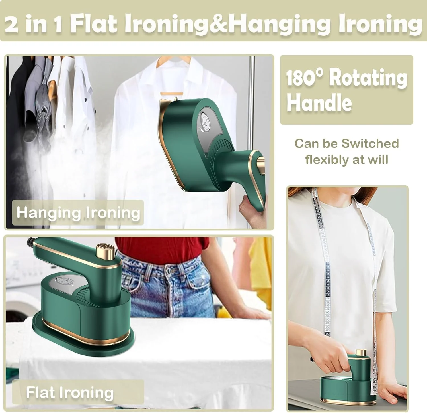 Mini Travel Steam Iron For Clothes - Image 4
