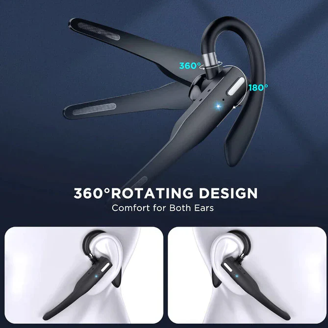 Trucker Dual Mic Wireless Bluetooth 5.1 Noise Cancelling Headset/Earpiece - Image 5