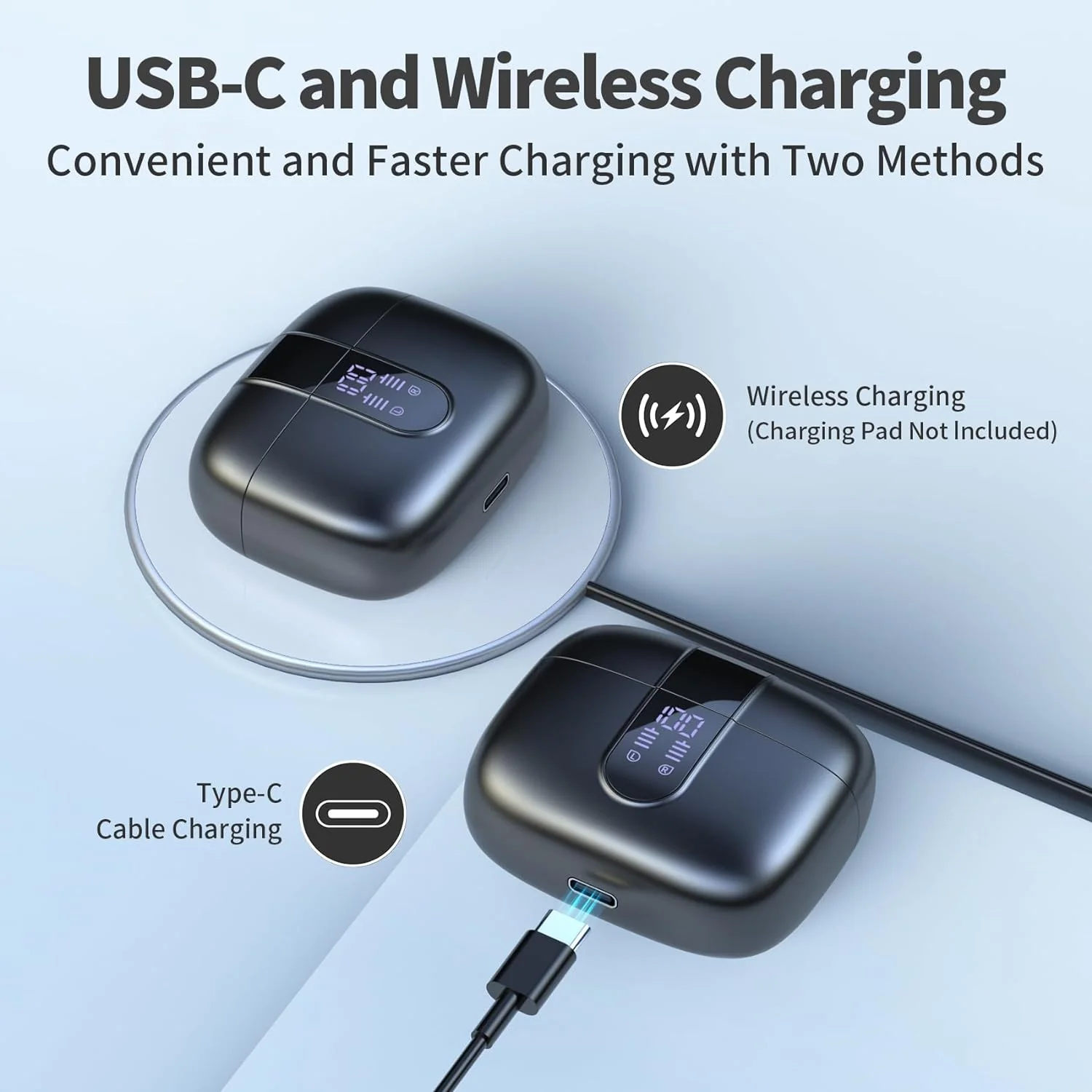 True Wireless Earbuds With Charging Case - Image 7