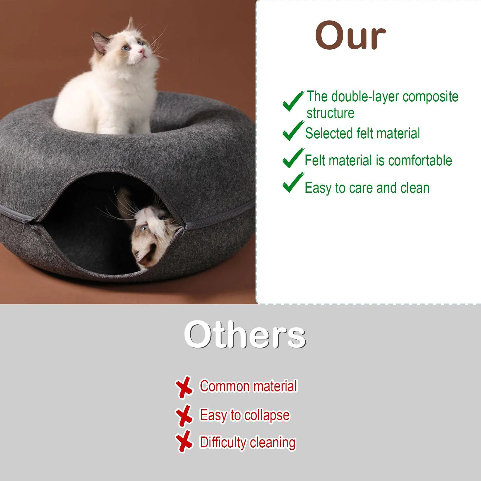 Tunnel Interactive Cat Bed - Image 8