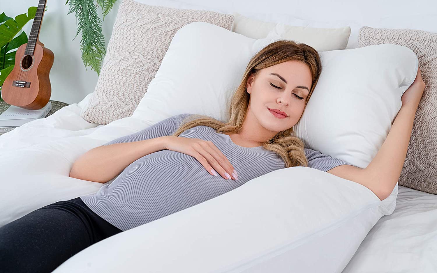 U-Shaped Full Body Pregnancy Maternity Pillow - Image 3