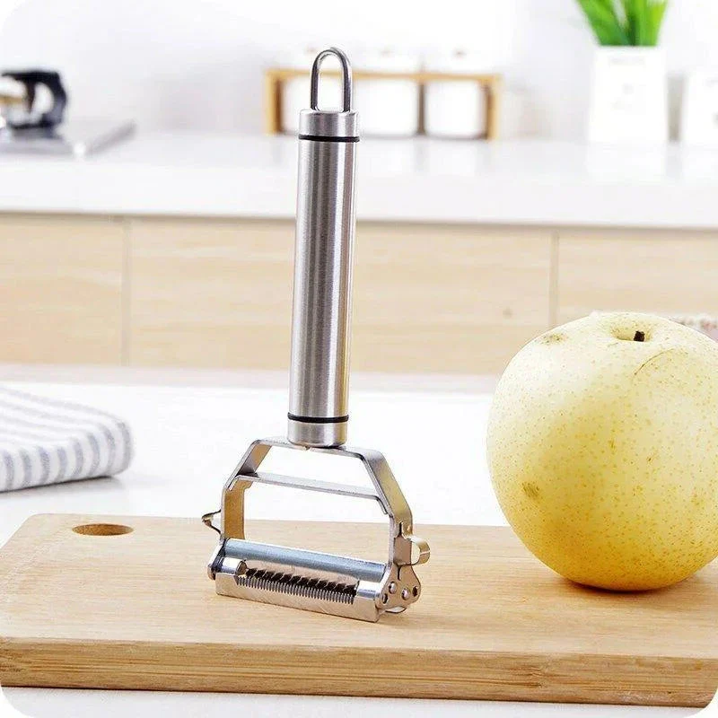 Ultra Sharp Stainless Steel Multi-function Vegetable Peeler & Julienne Cutter Potato Carrot Grater - Image 5