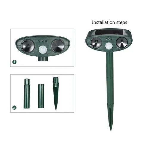 Ultrasonic Deer Repeller - Pack Of 4 Solar Powered - Get Rid of Deer in 48 Hours - Image 12