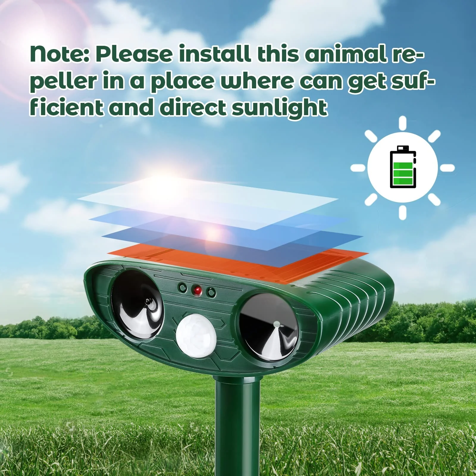 Ultrasonic Woodpecker Repellent - Image 3